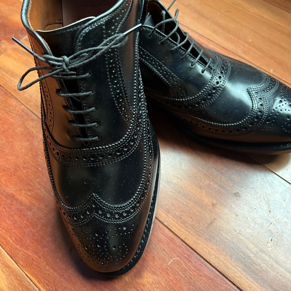 Allen Edmonds, Cambridge, Shell Cordovan, size 12EEE. Double Oak JR soles. EUC. - Picture 3 of 10